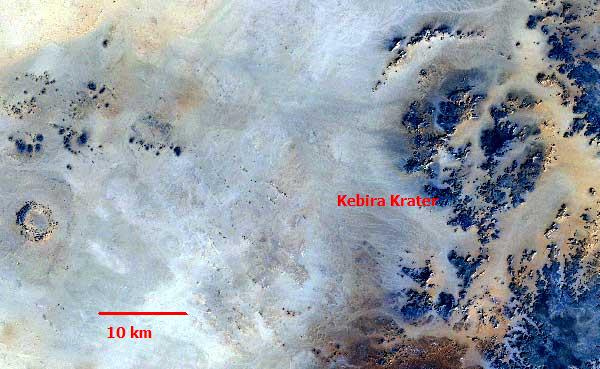 Farouk El-Baz: Kebira Crater, Gilf Kebir